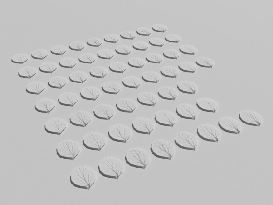 アジサイ 花びら 12mm