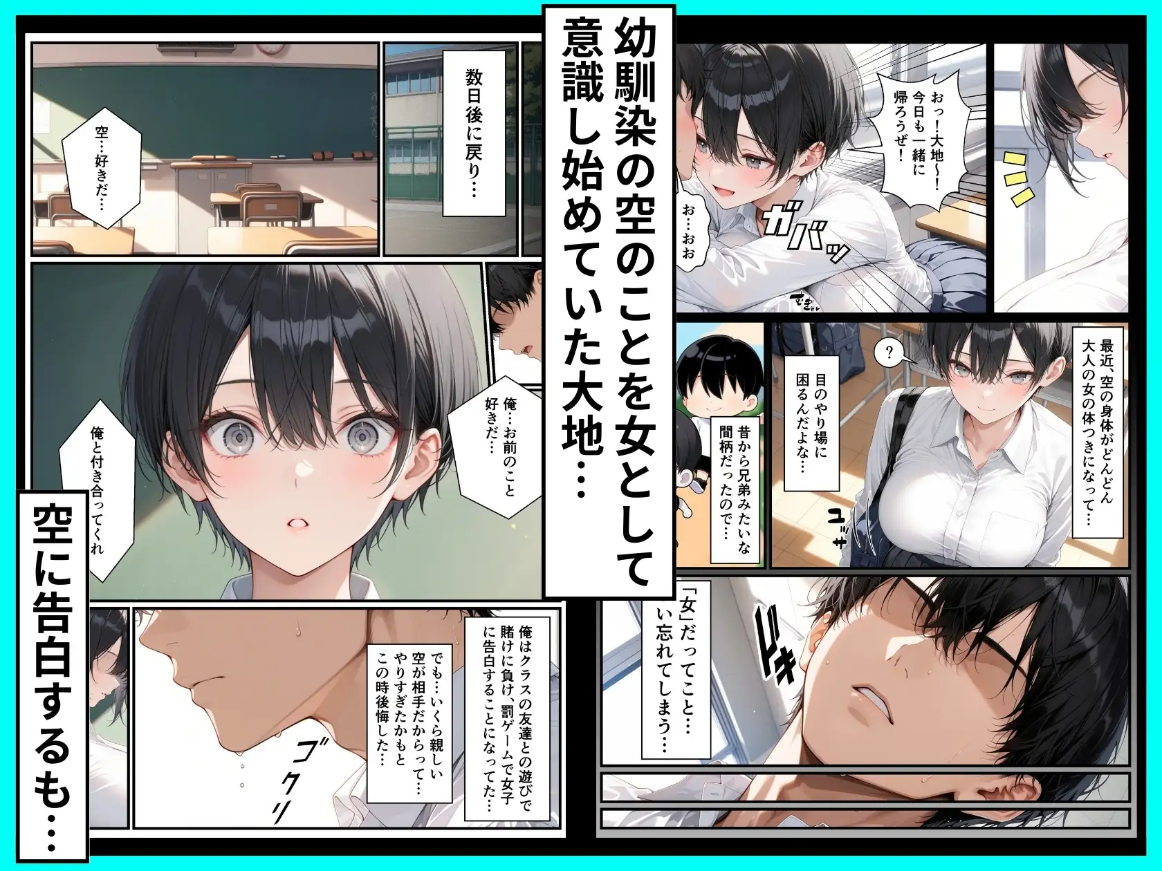 一週間後に学園の王子様な巨乳幼馴染とイチャらぶセックスする話 サンプル画像 2