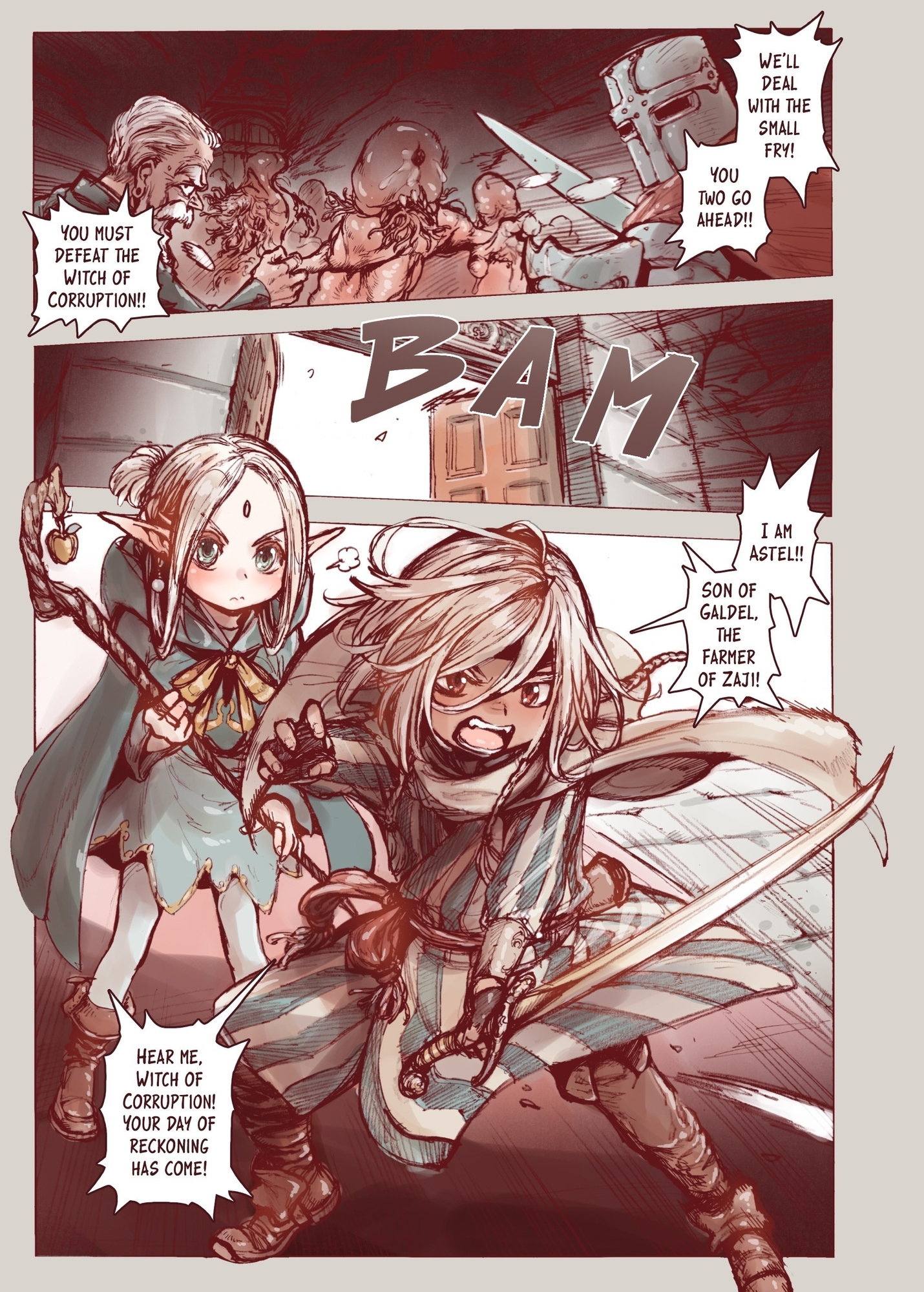 [ENG Ver.] The Witch of Corruption ~How the Hero & Elf Fell to the Witch~1
