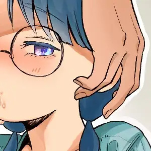 視線が合った眼鏡女子と、距離の近い女の子たち