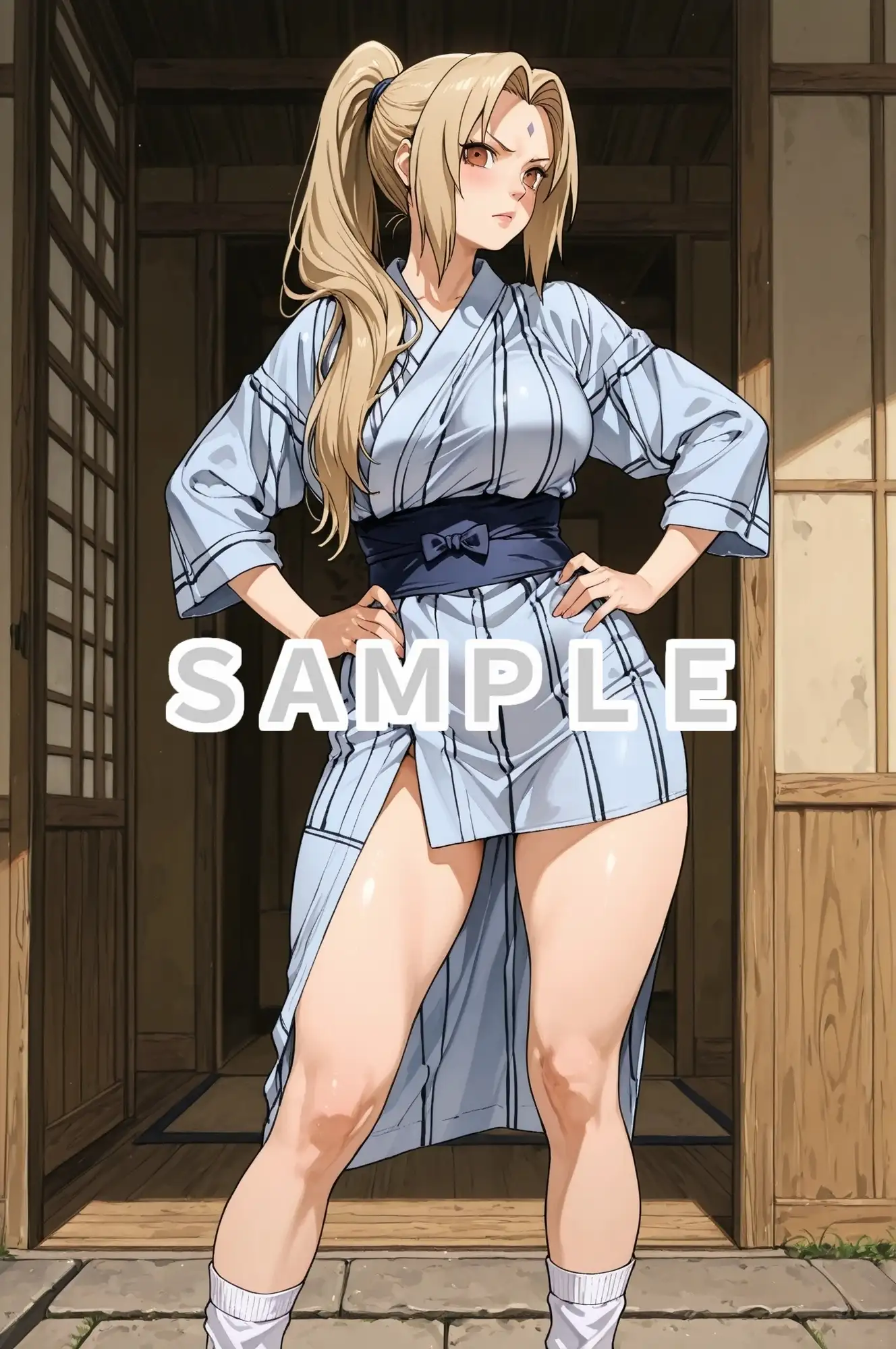 豊満な綱〇姫は見せつけたい サンプル画像 2