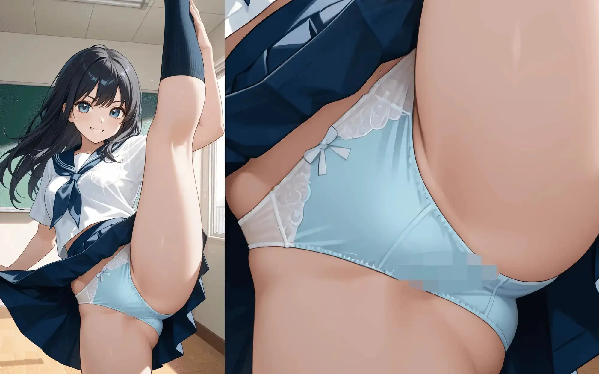JK・J○パンチラキック サンプル画像 2