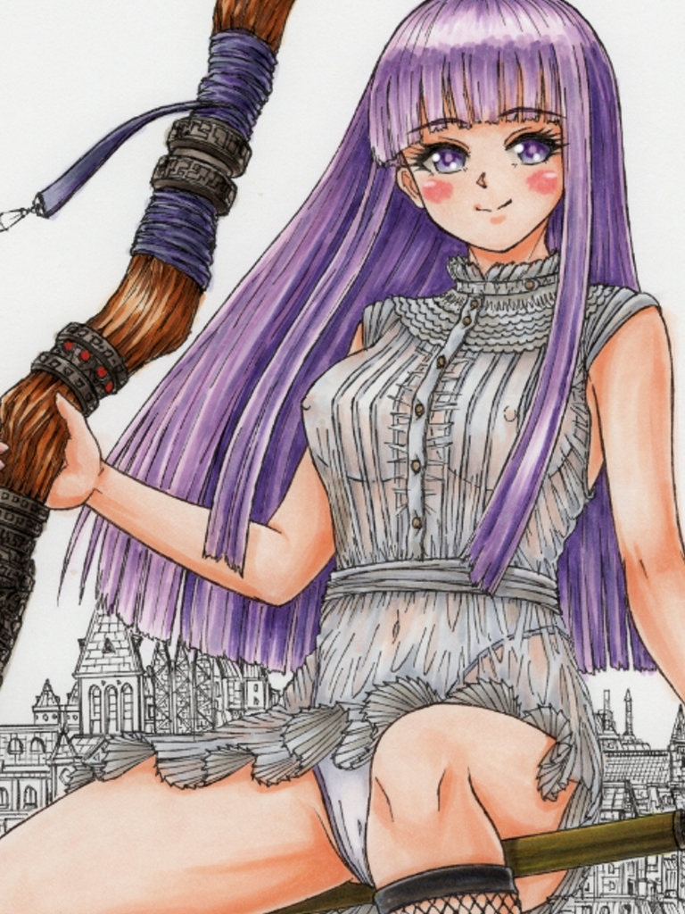 葬送のフリー〇ン、ゲストキャラのイラスト。アナログのコピック系作品(ユーベ〇、フェル〇、ラビー〇&カン〇、ラオフェ〇、ゼーリ〇) 画像2