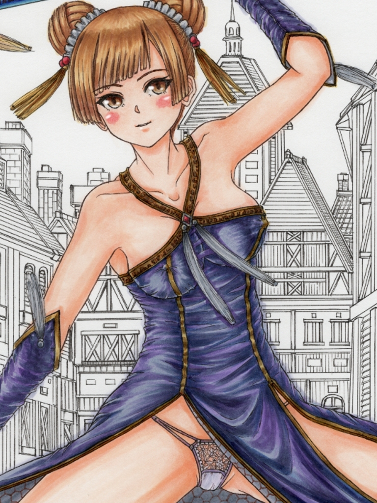 葬送のフリー〇ン、ゲストキャラのイラスト。アナログのコピック系作品(ユーベ〇、フェル〇、ラビー〇&カン〇、ラオフェ〇、ゼーリ〇) 画像3