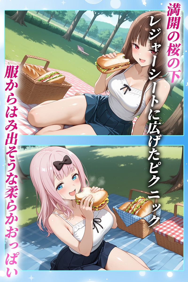 花よりマンコ桜の木の下で美少女とイチャラブセックス！ かぐや編1