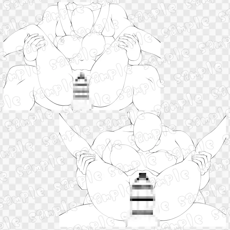 線画素材集[手]72 サンプル画像 2