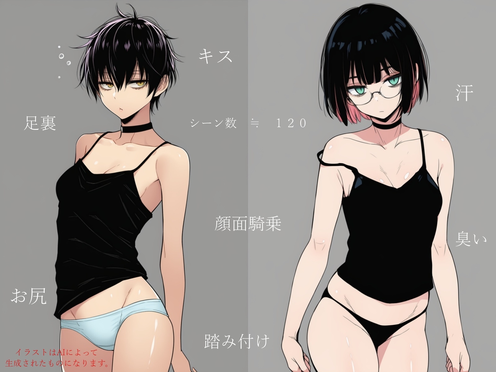 短髪黒髪のお姉さんに責められたい_2