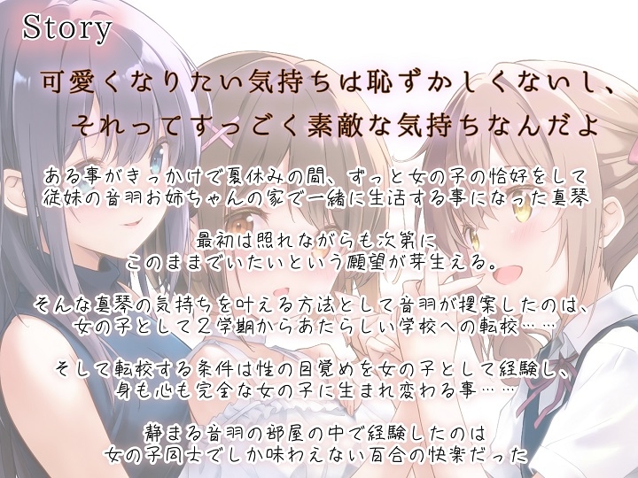 【TS百合】百合のつぼみが花咲く時、僕は私になる【KU100】 画像2