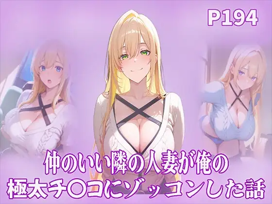 仲のいい隣の人妻が俺の極太チ〇コにゾッコンした話 ジャケット画像