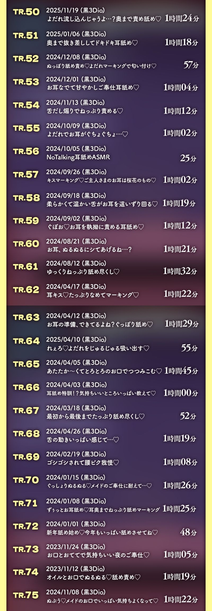 《総再生時間180時間》ひなみ桜花の耳舐めアーカイブ《耳舐めASMR》 画像4