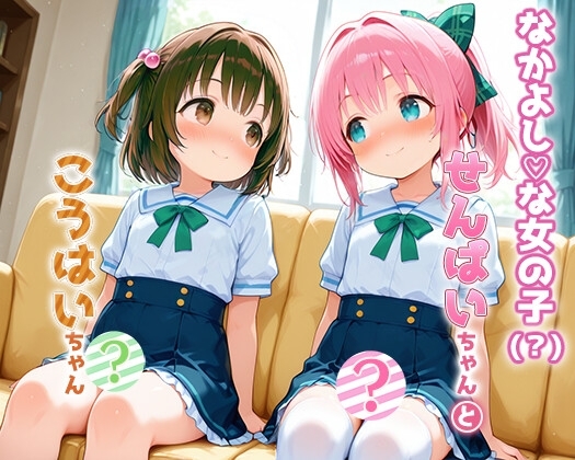 なかよしな女の子(?) せんぱいちゃんとこうはいちゃん