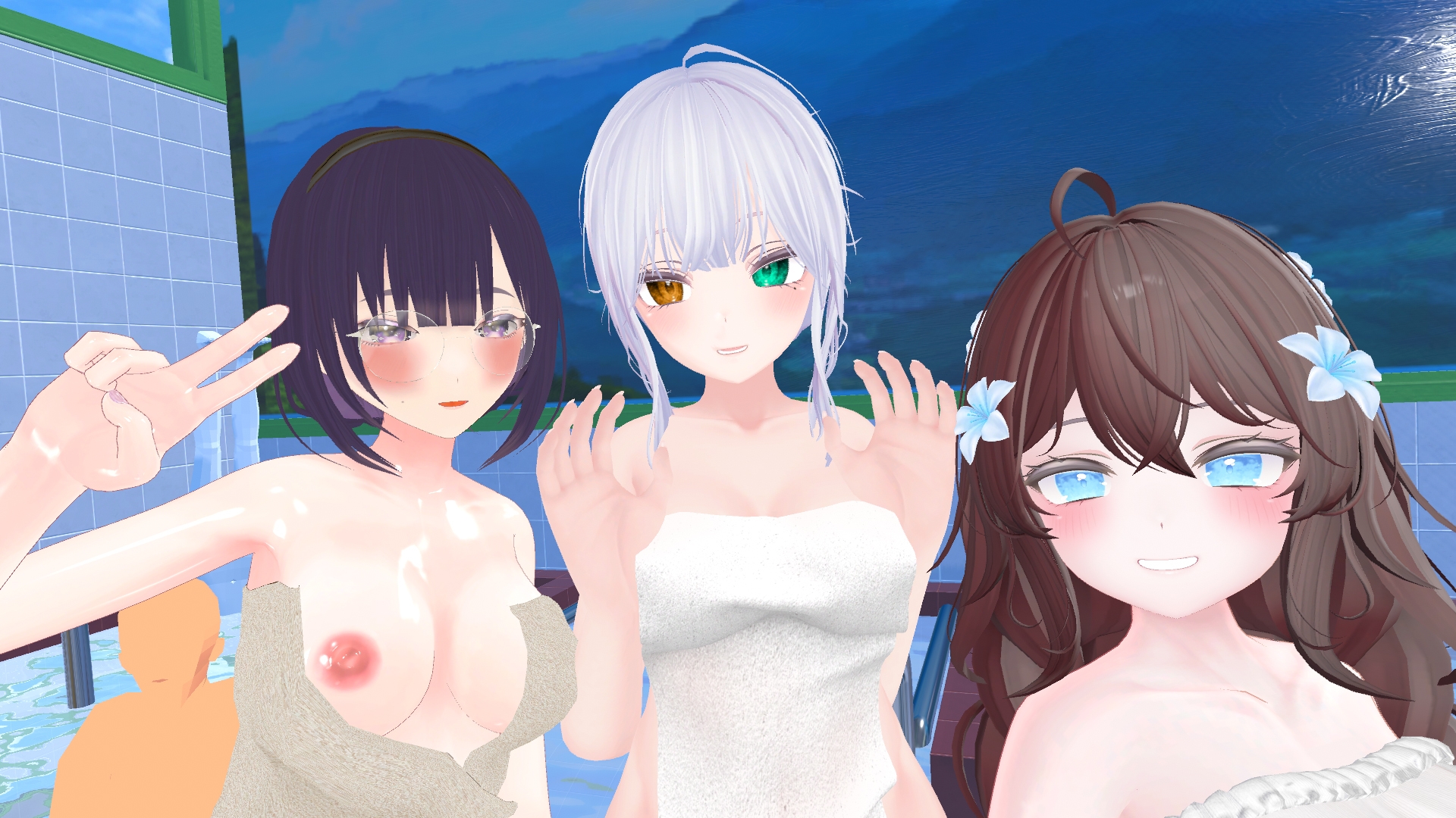 【ポプロCVR】視聴者が待つ銭湯の男湯に入る配信 画像1