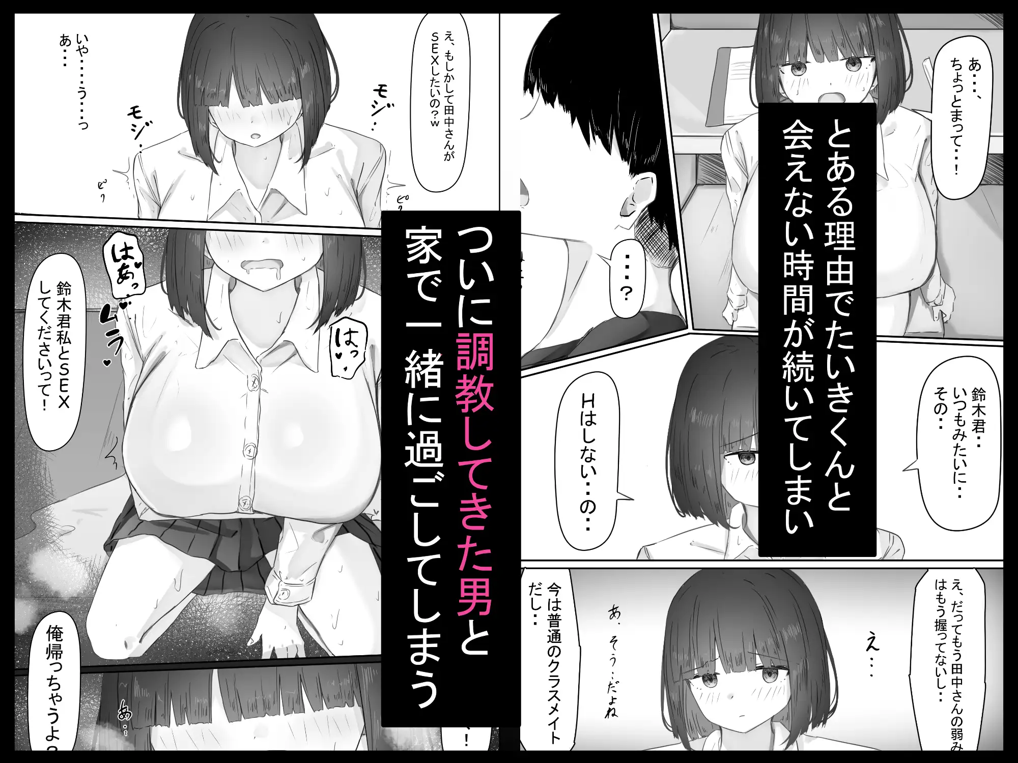 半年間付き合った彼女が一週間かけて寝取られ調教される話2 サンプル画像 4
