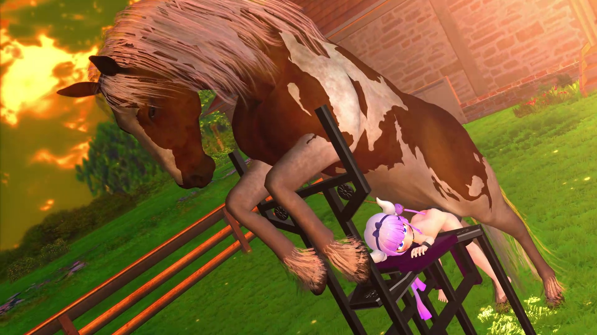 馬の性処理ックス 画像1