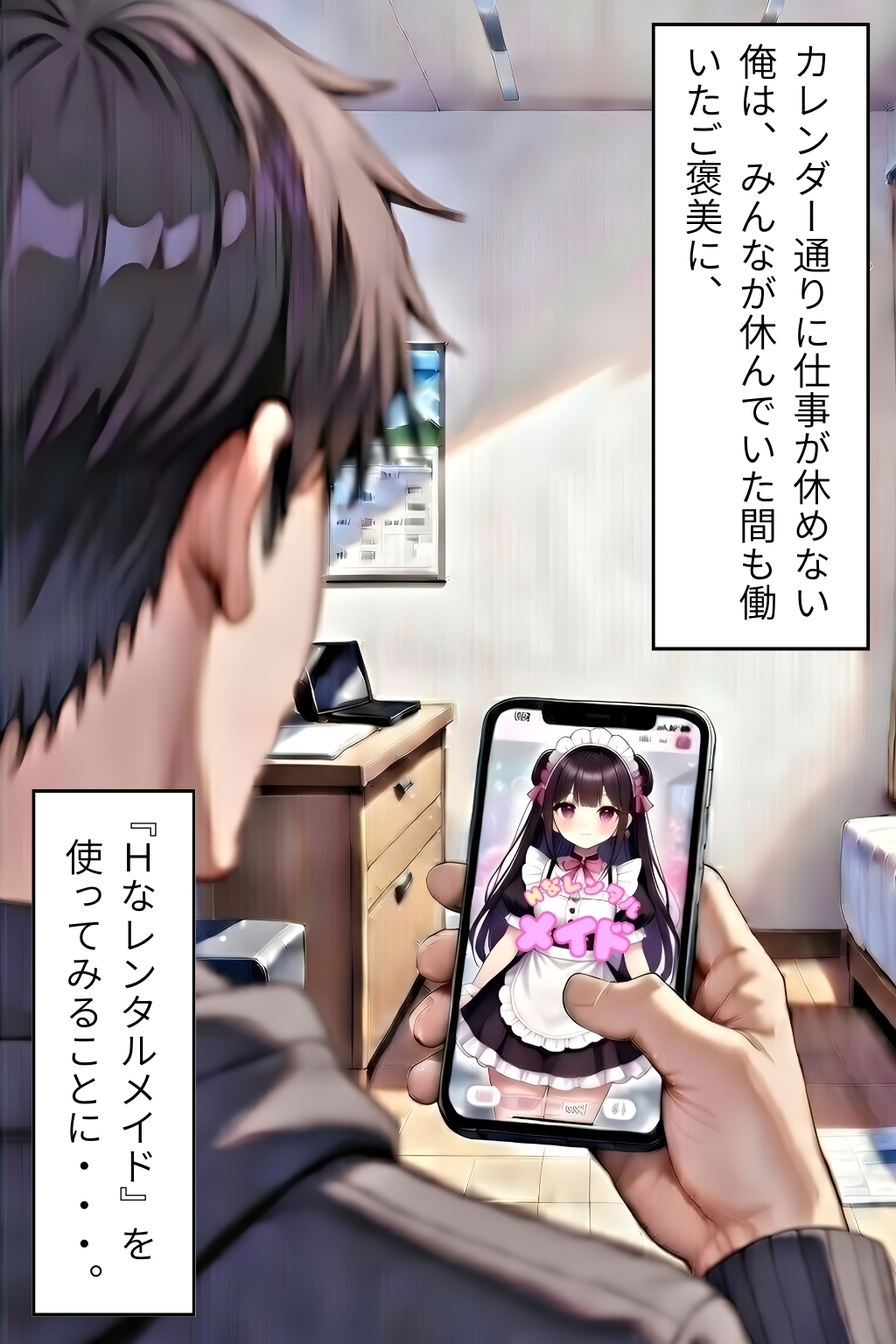 ご褒美レンタルメイド ～ 清楚な処女メイドが快感を知るまで(前編)～_1