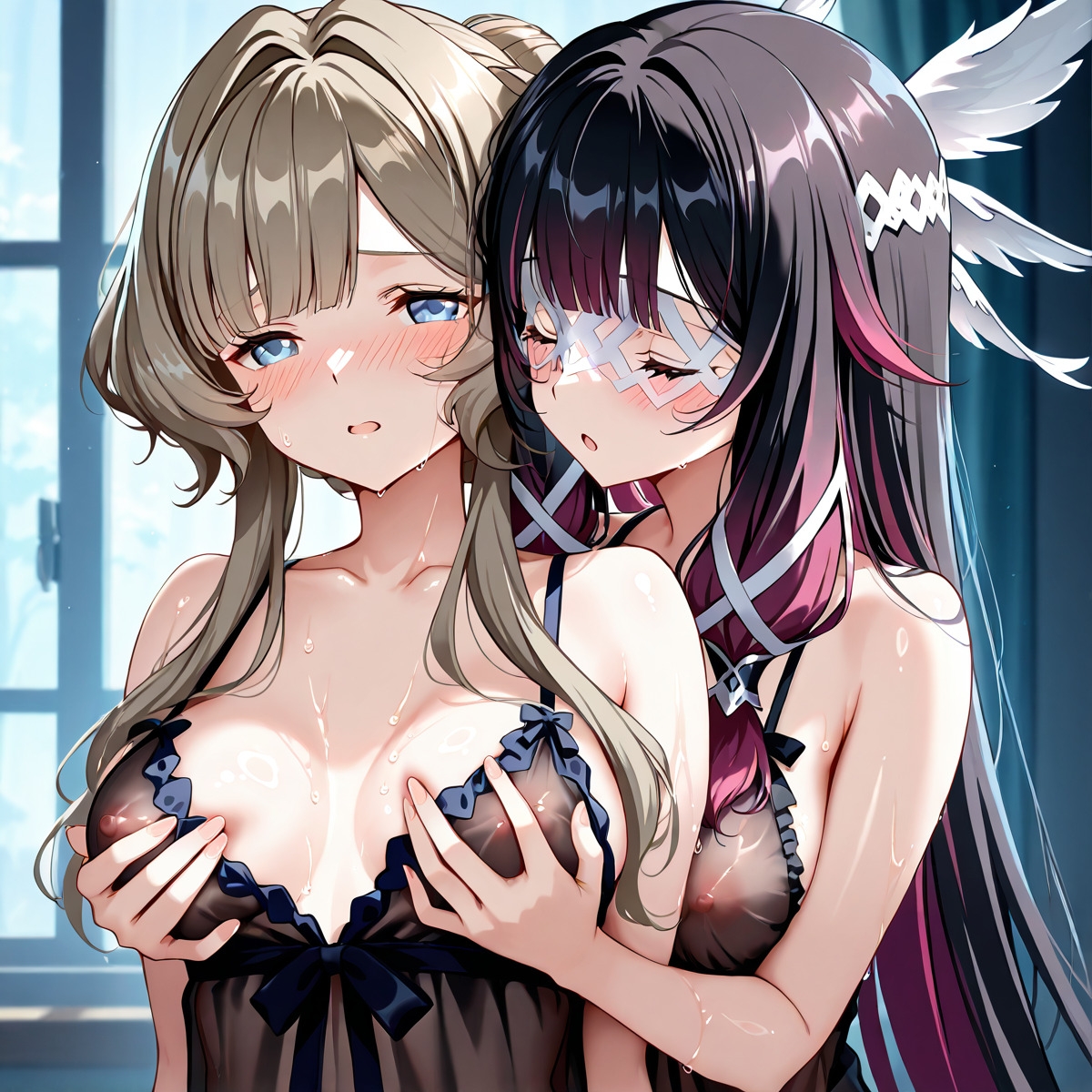 コロ〇ビーナ×サン〇ローネ ふたなり百合CG集2_2