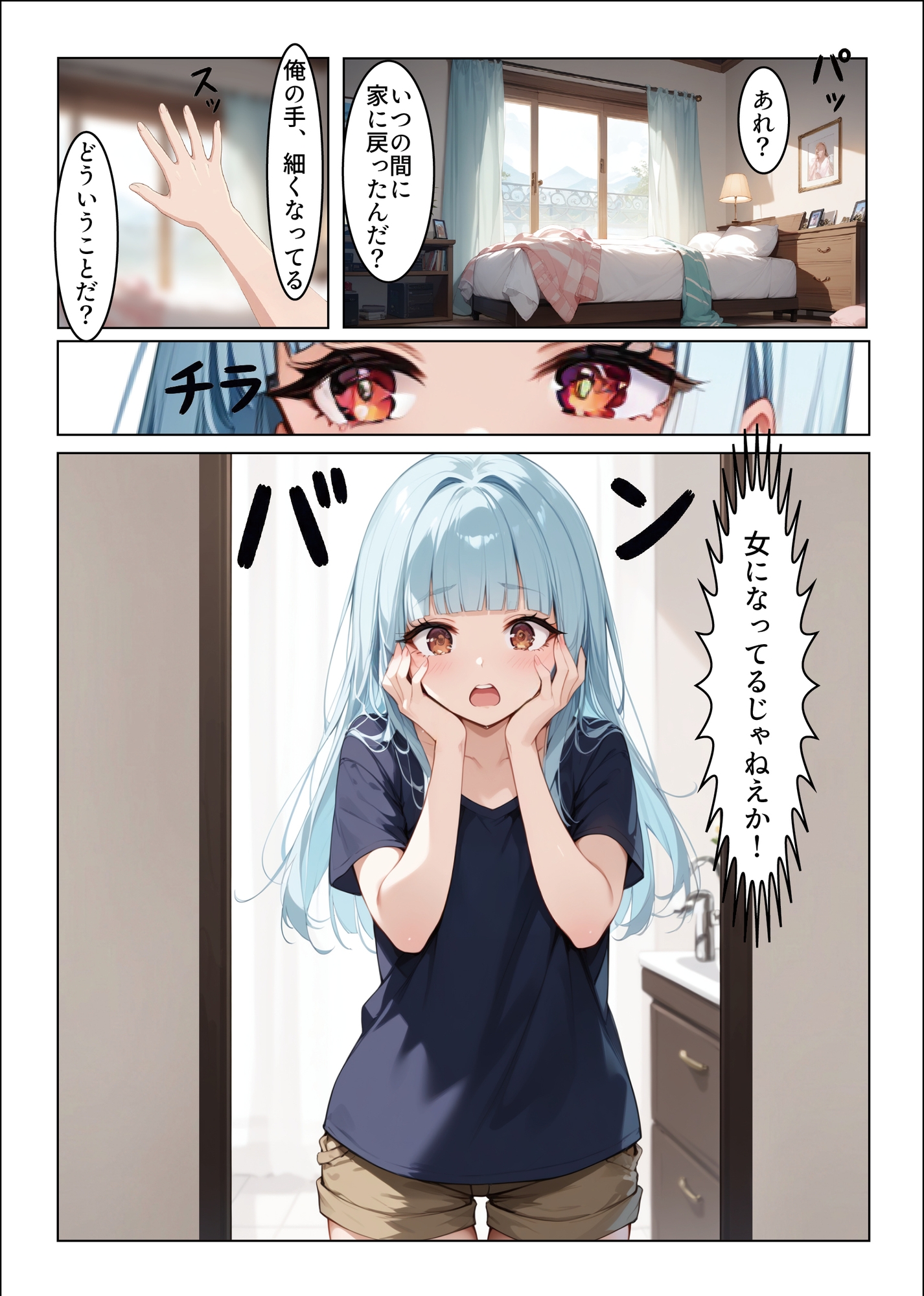 【無料エロ漫画・同人】時間跳躍！！気づいたら即挿入 セックスするたびにメスになる-8枚目