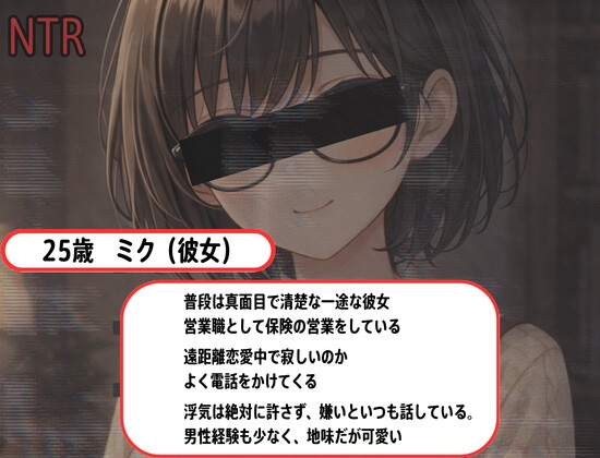 【電話越NTR】遠距離恋愛中、どうやら彼女の様子が最近おかしい 画像1