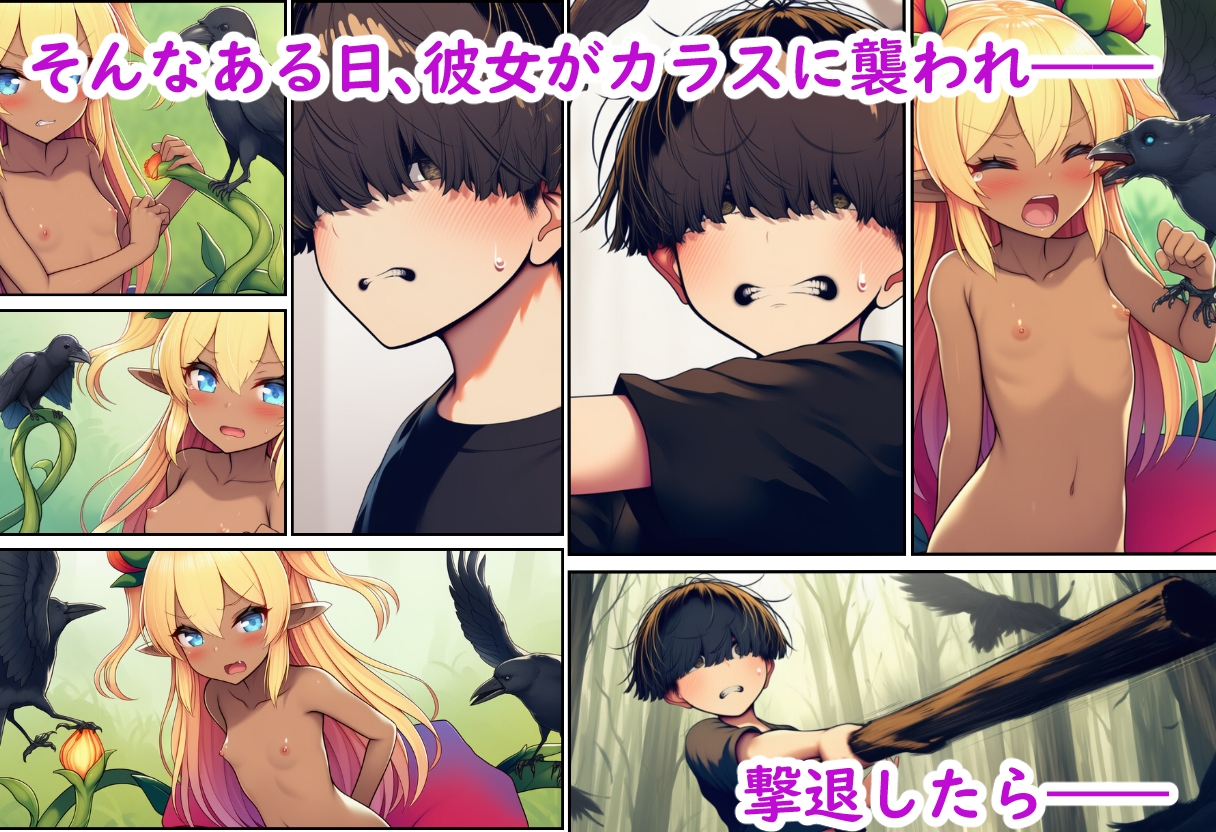 立ちションしたらアルラウネが生えてきた件_6