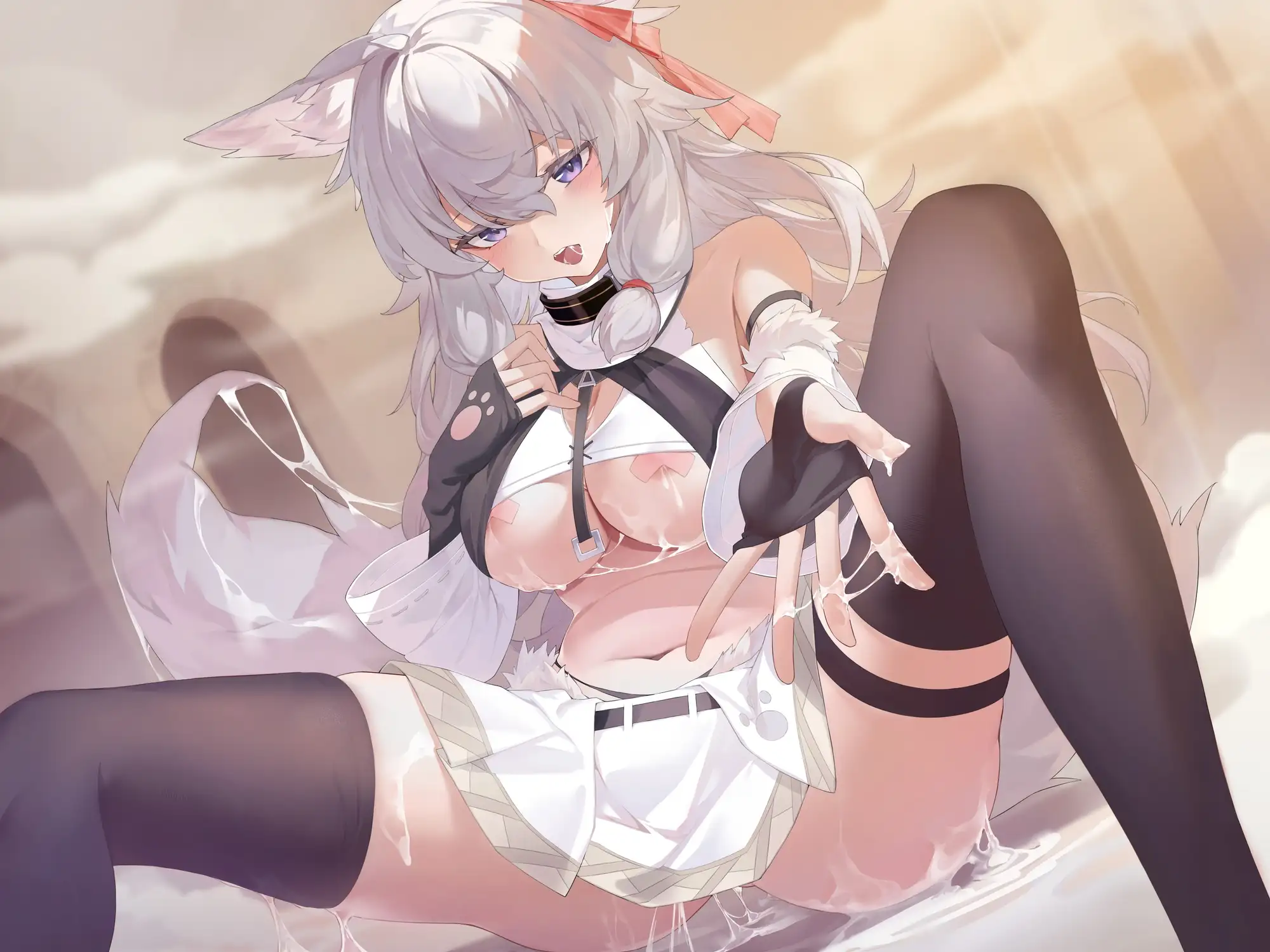 ✨ケモミミ彼女✨ ～虐げられていたケモミミ奴隷を可愛がって幸せH～ サンプル画像 3