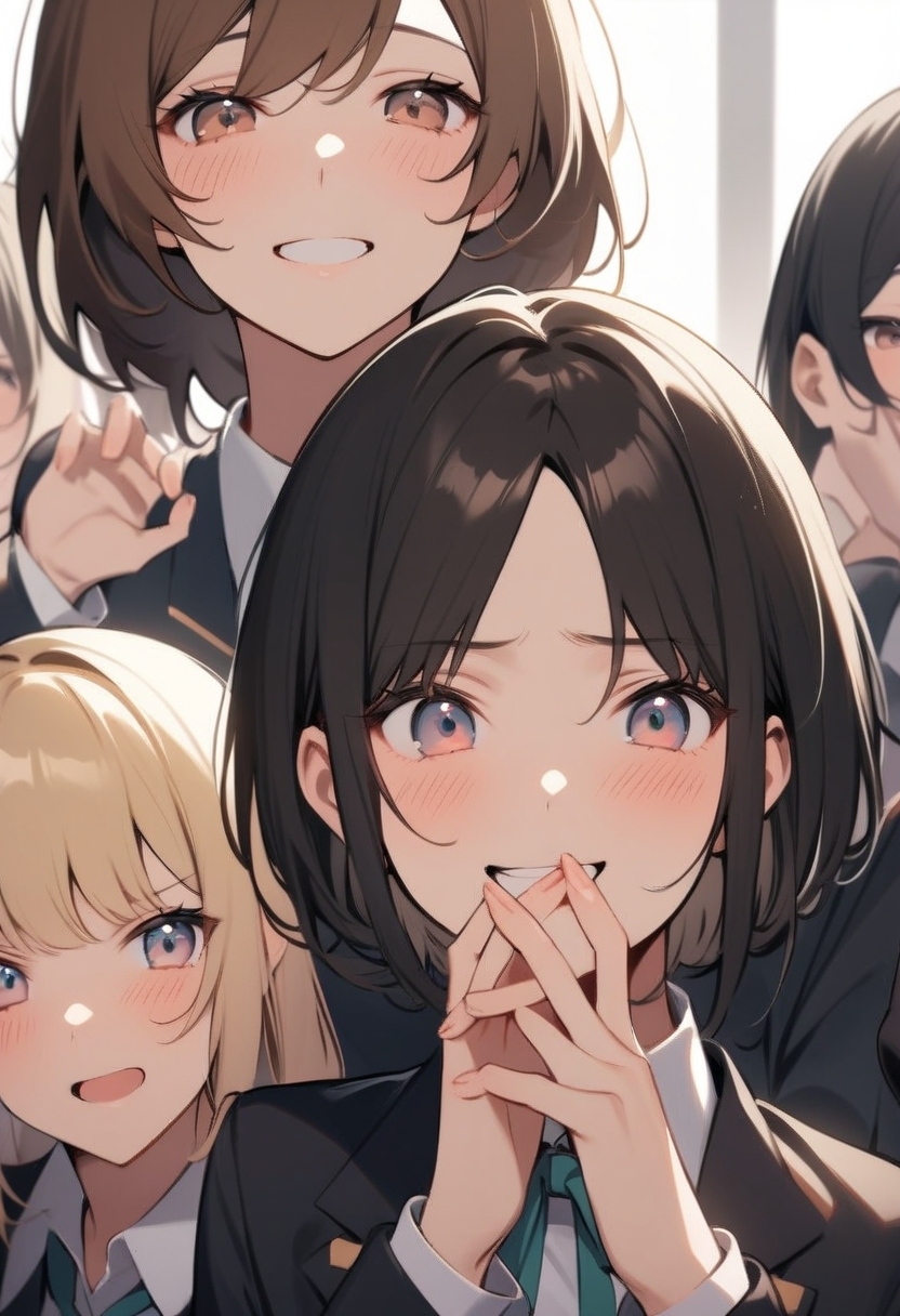 いじめっ娘倶楽部のSPHボイス 短小包茎くん虐め 後輩女子グループ編 年下の女の子達に虐められて全裸にされ…強○オナニー！ 画像5