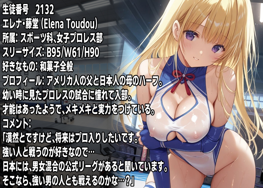 私立くいこみ学園 関係者向け学校案内:女子プロレス部特集号_2