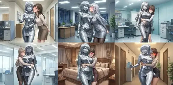 オフィスの石像さん サンプル画像 2