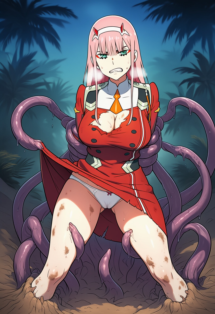 ゼロツ● vs ぬるぬる触手【苗床編】_3