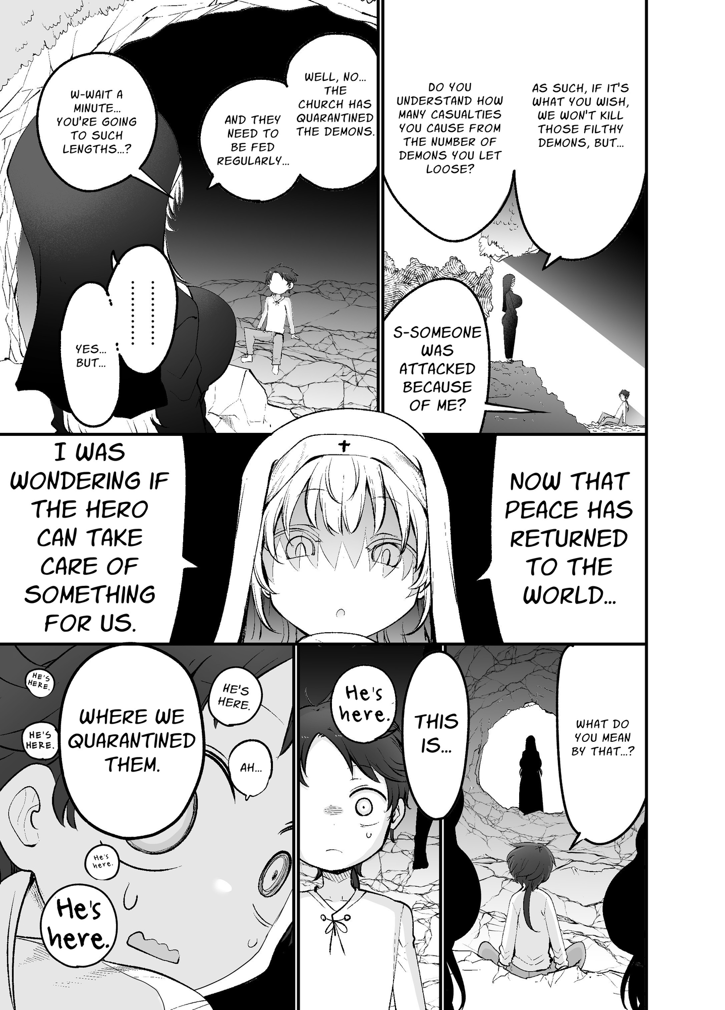 [ENG Ver.] Goodbye Hero ~defeated by the busty cave dwelling monsters that he showed mercy~1