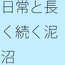 長くこの先も続く路上・・・起伏は平坦になったように今は思えるが・・