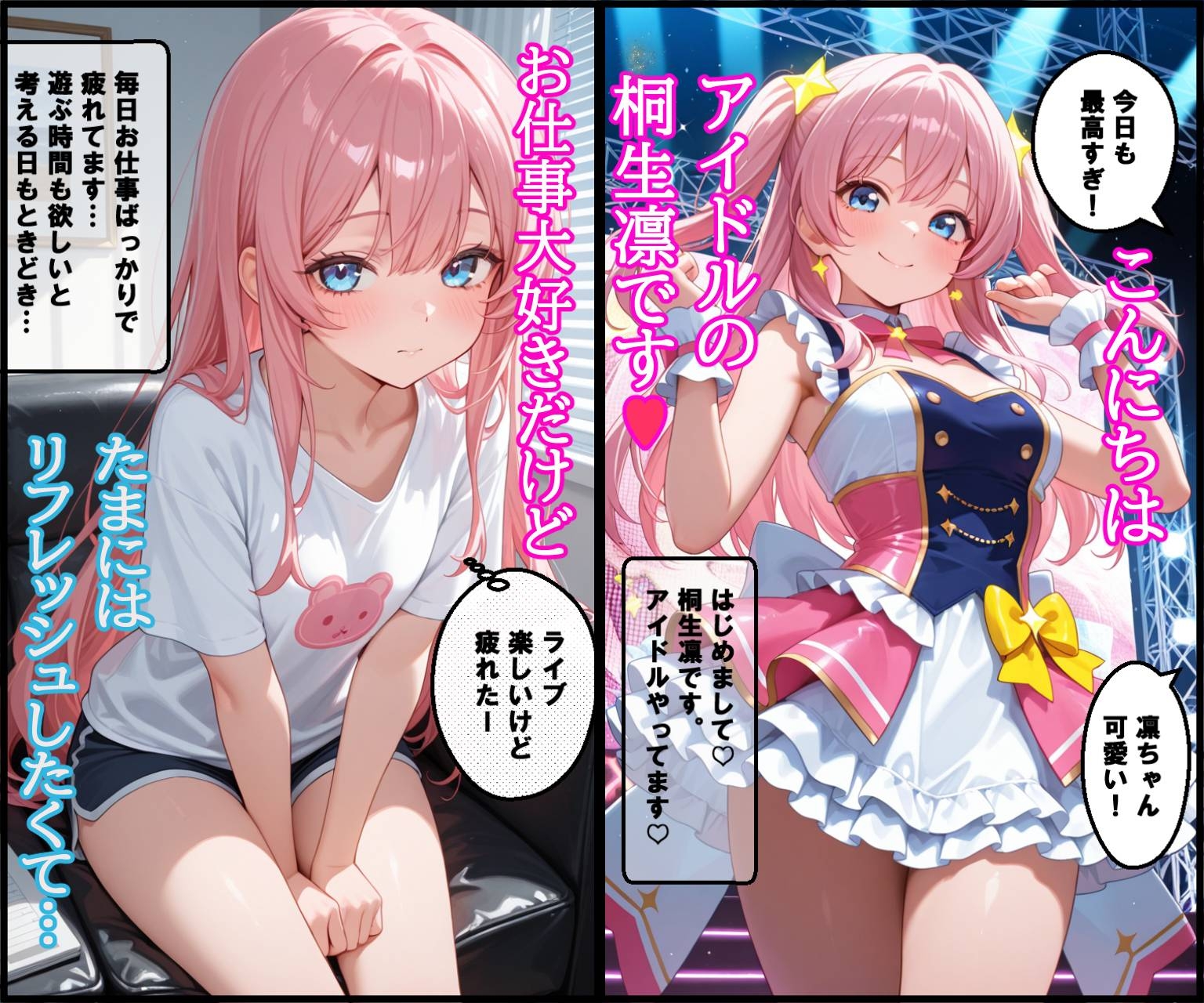 全裸アイドル プールに遊びに行ったら全裸にされちゃった…_1