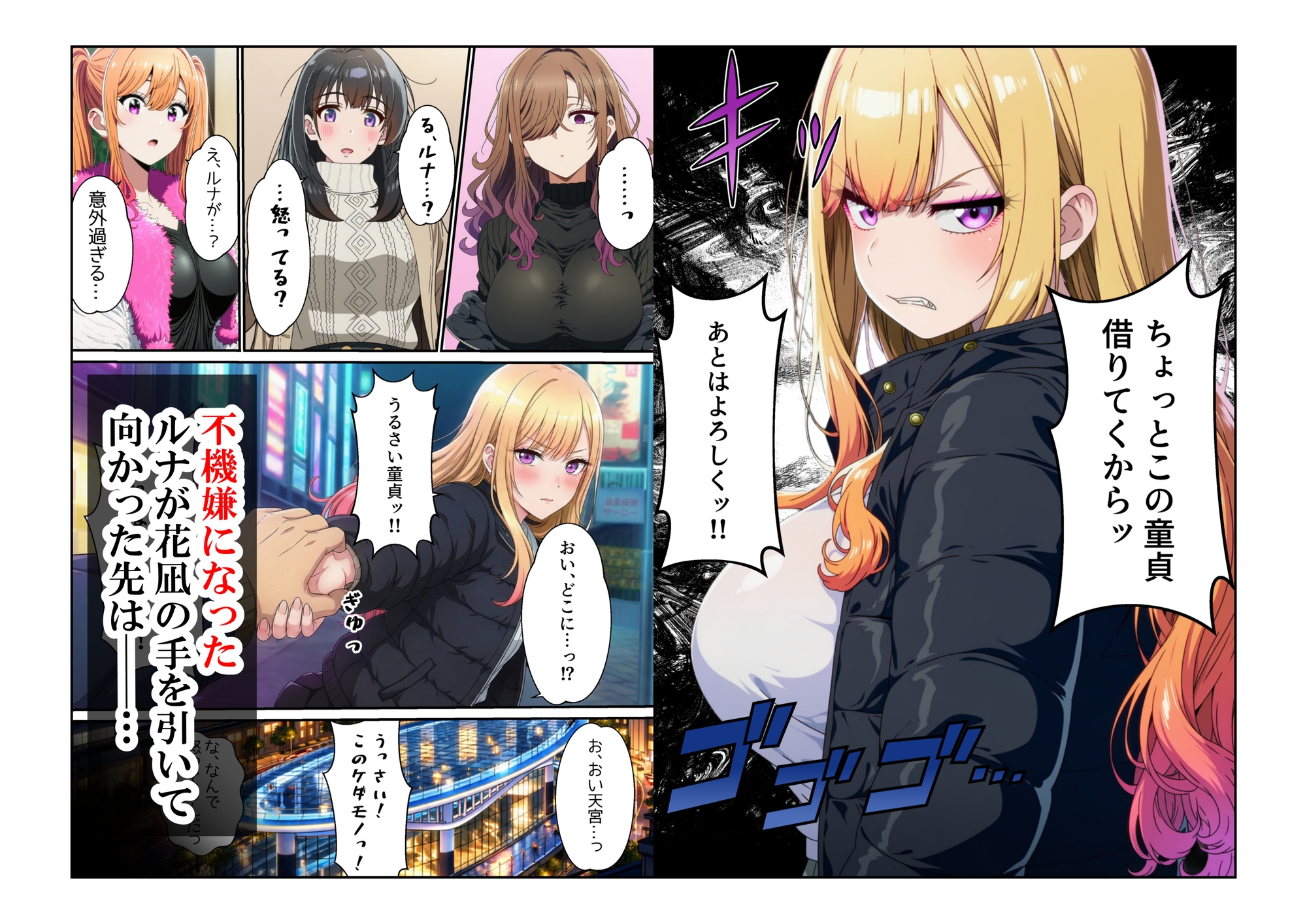 天敵の金髪ギャルが敏感体質過ぎて童貞とセックスしたお話_7