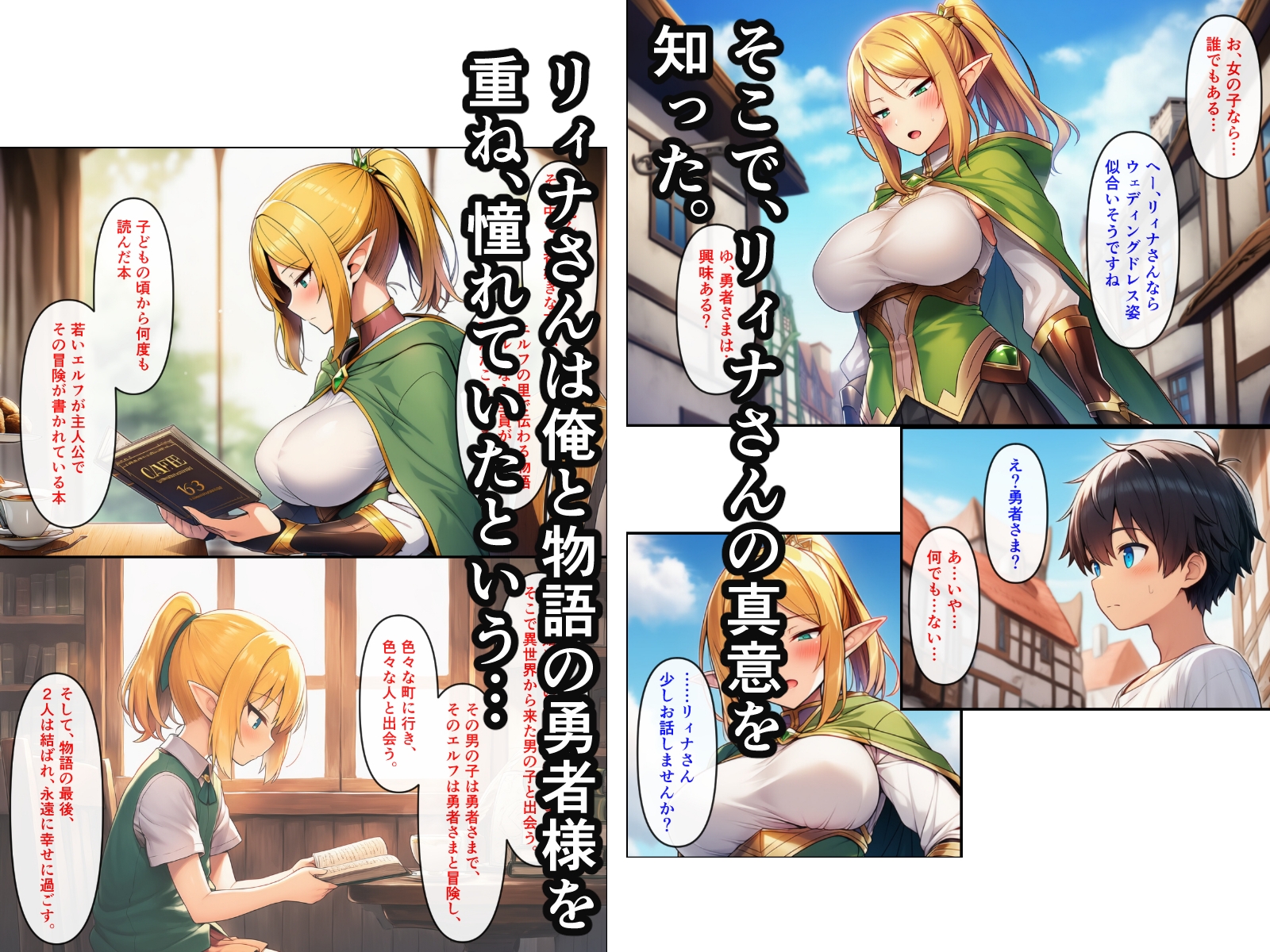 異世界転生して美人巨乳エルフ親子とらぶらぶセックスする話 ～娘編～_4