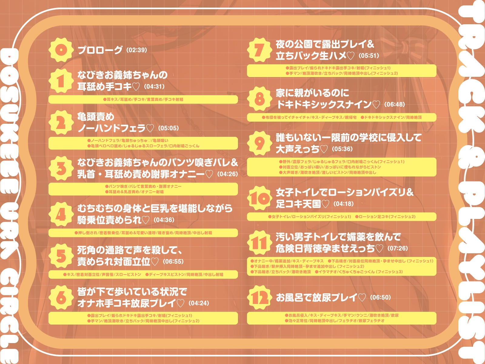 【短時間早抜きGirls♡】ドスケベ裏サークル3~イジワルお義姉ちゃん♡なびきのショート音声集~ 画像5