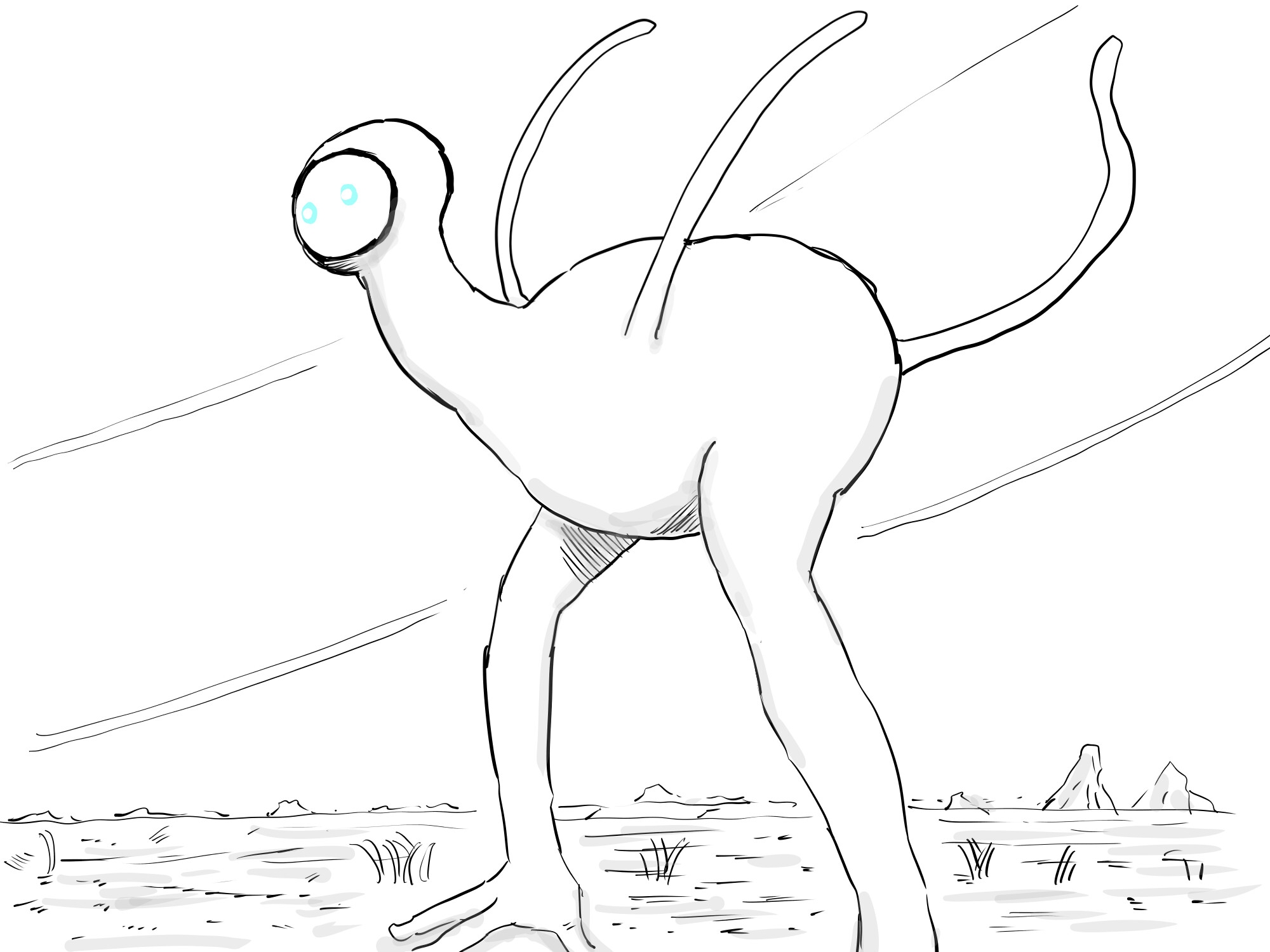 パーティクルランド   ビジターランド   スカイフィッシュ  短編集合計7話 イラスト41枚