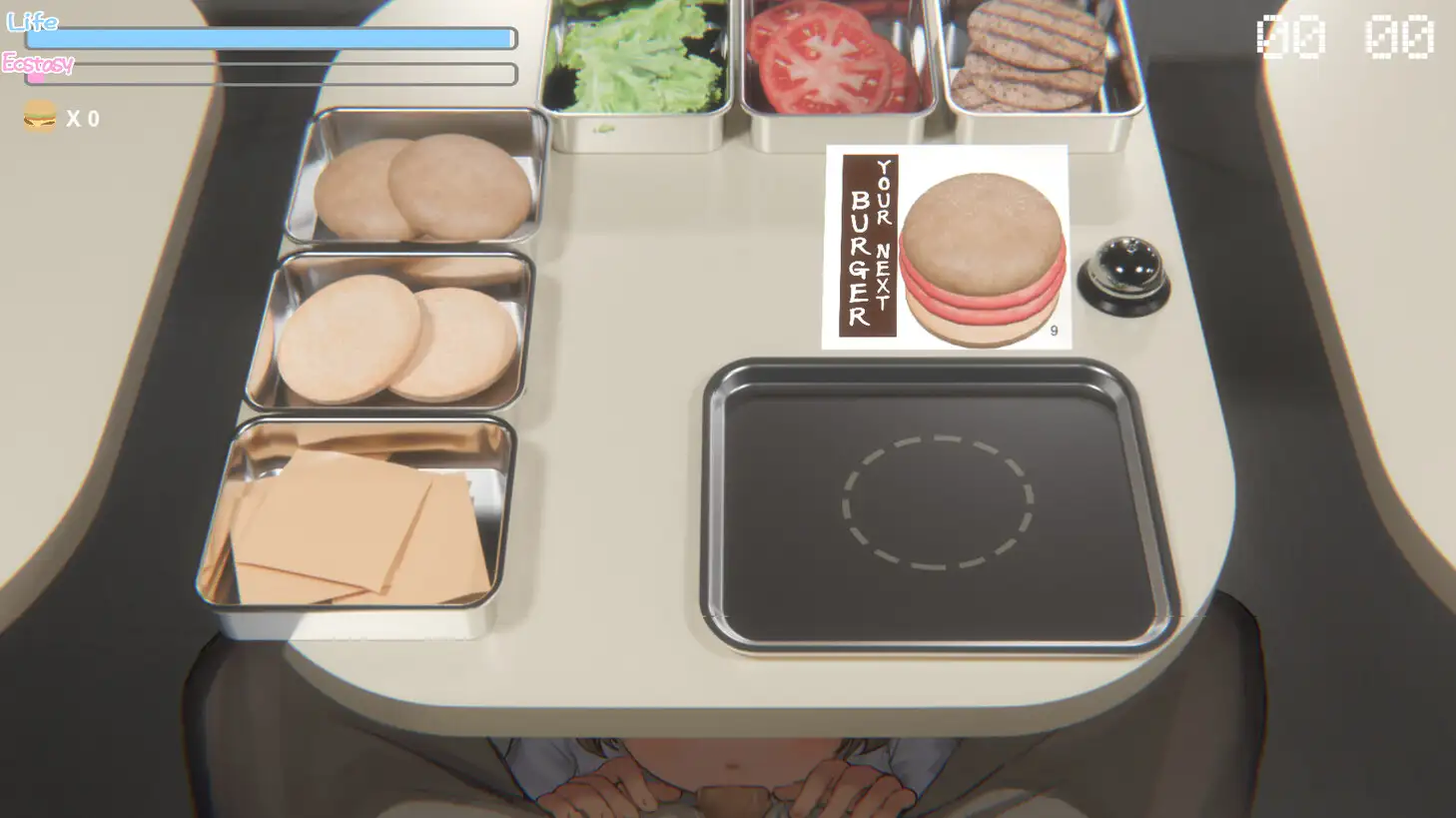 Four Nights at the Burger Shop ～ハンバーガー食べながら食べられるミニゲーム～ サンプル画像 5