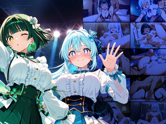 爆乳ツインカラーアイドルが媚薬で蕩け顔マネージャーと中出し契約【4K】_1