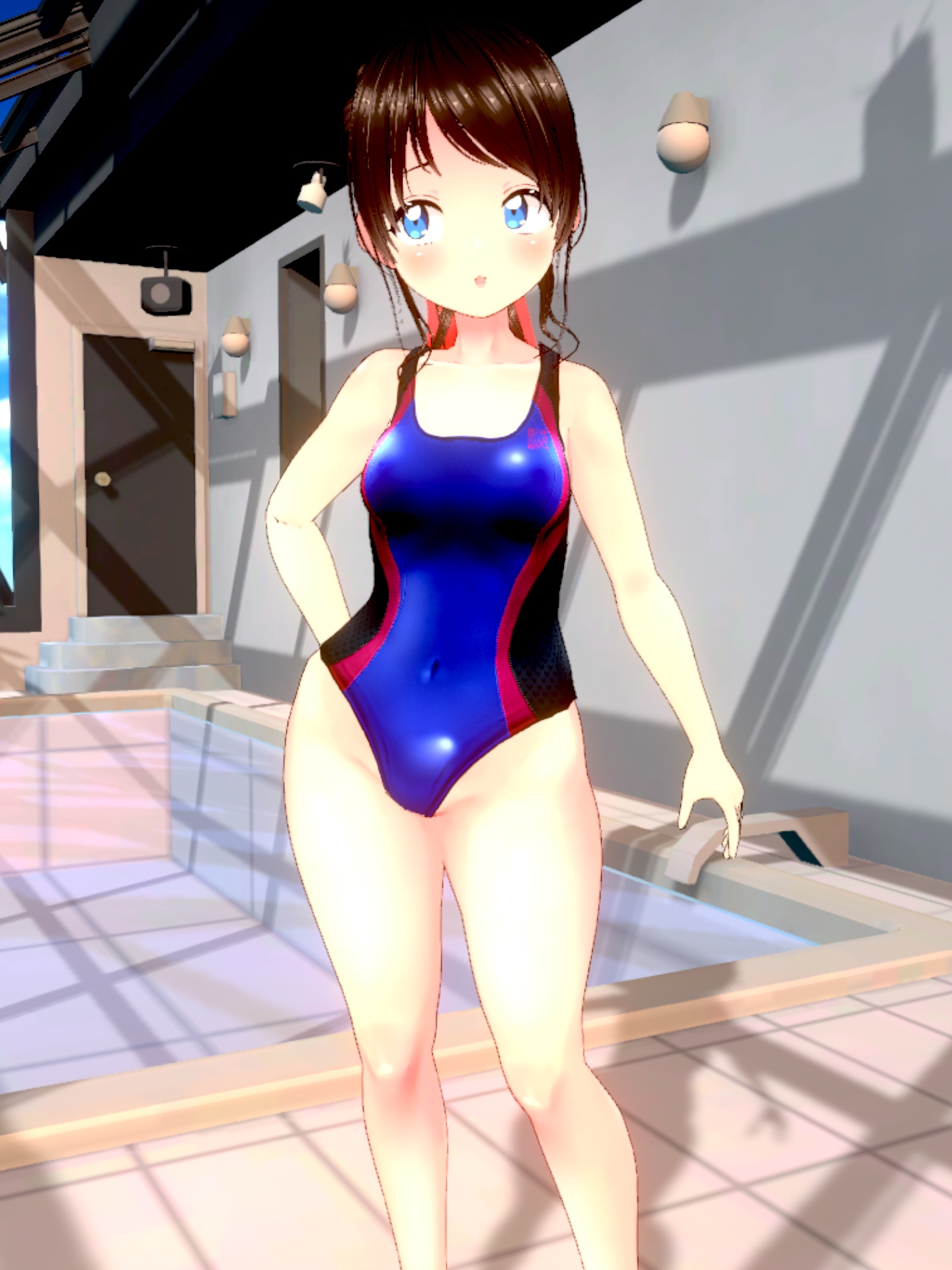 【3Dループアニメ】ジ〇ニア水泳部みうのオナサポ 画像2