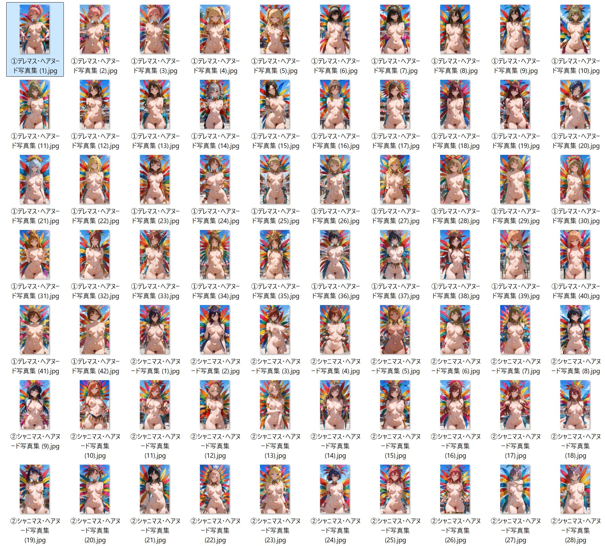 ヘアヌード解禁版!デレ&シャニアイドルたちのヌード写真集(82枚)_9