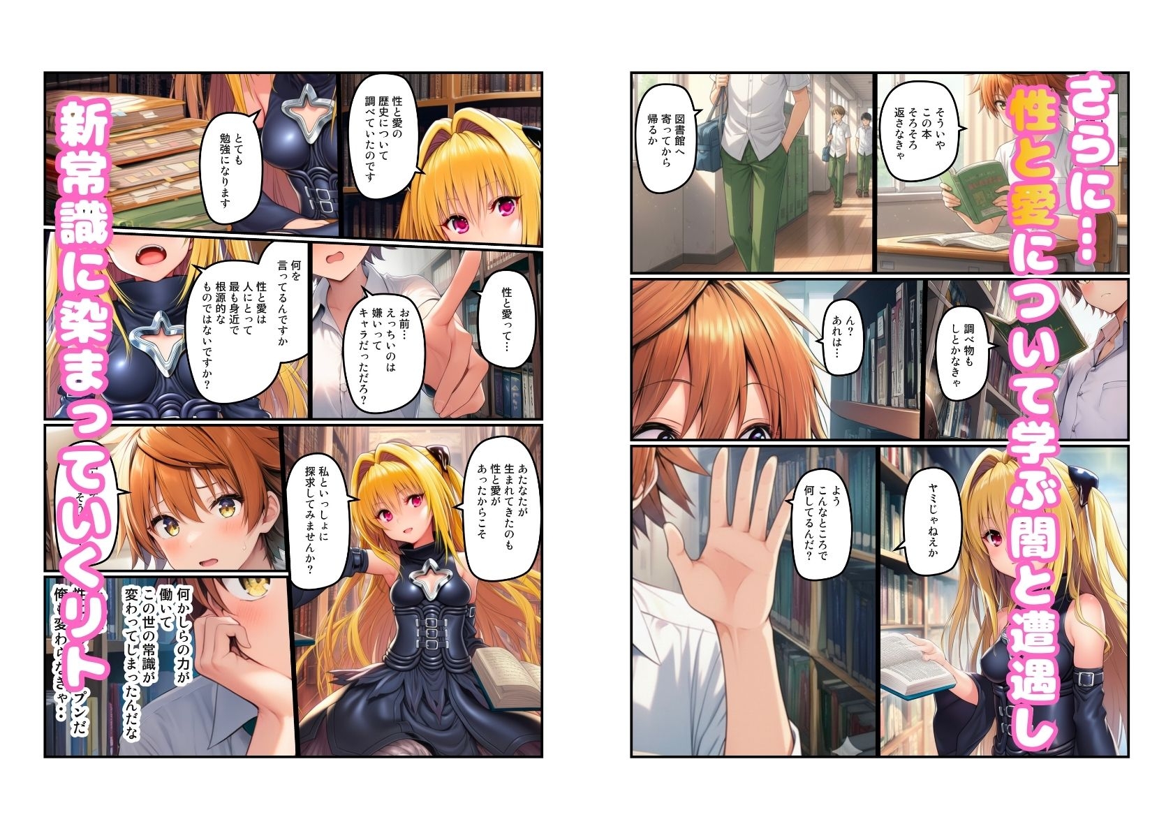 【常識改変の世界でリト快楽堕ち】とらぶる美女と(古◯川唯・金◯の闇・西◯寺春菜)ハーレムSEX6