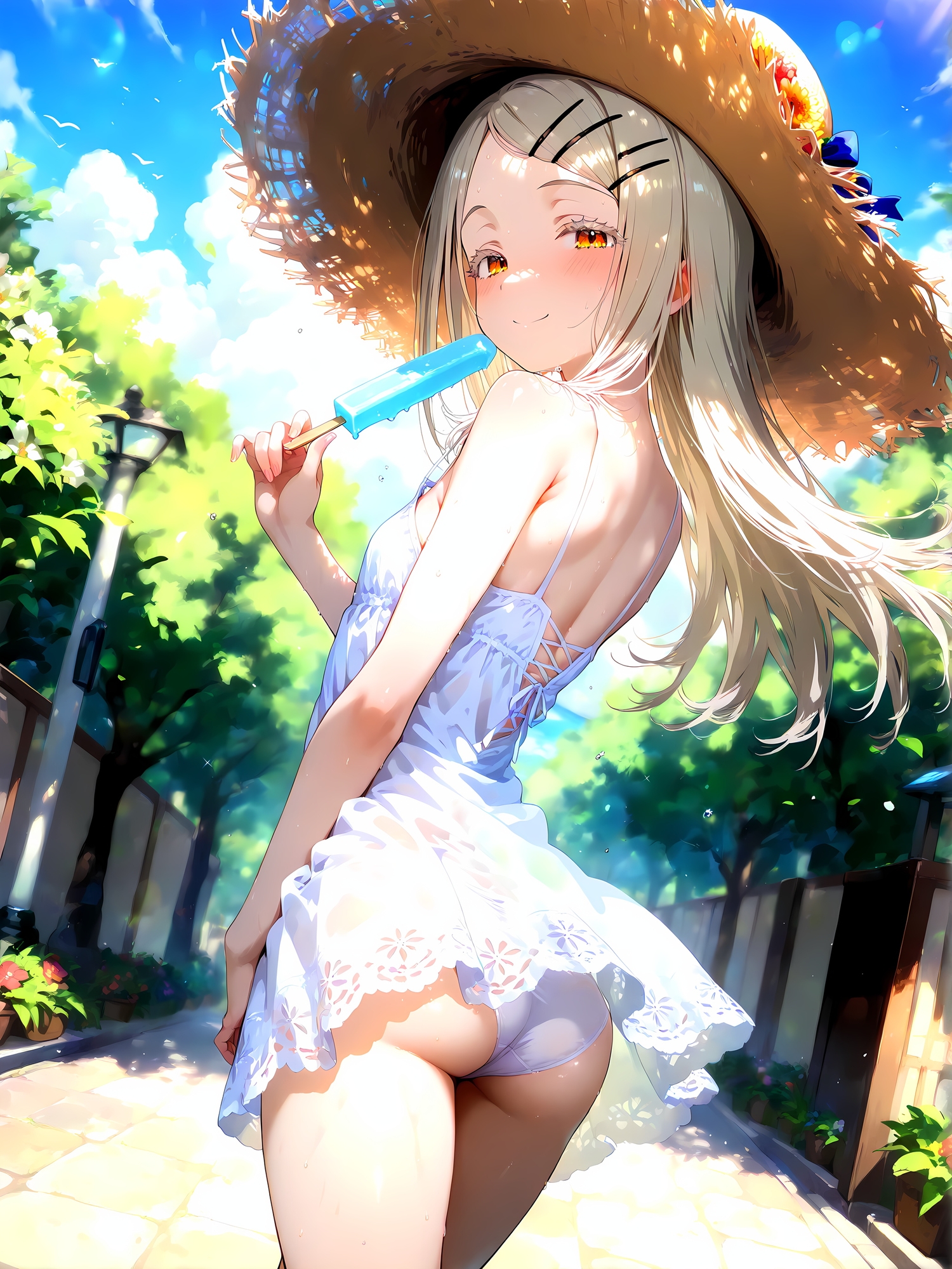 真夏の暑い日、白ワンピの少女と…篠◯広1