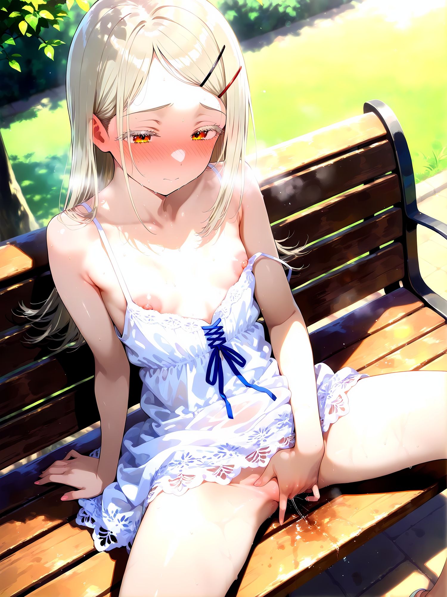 真夏の暑い日、白ワンピの少女と…篠◯広5