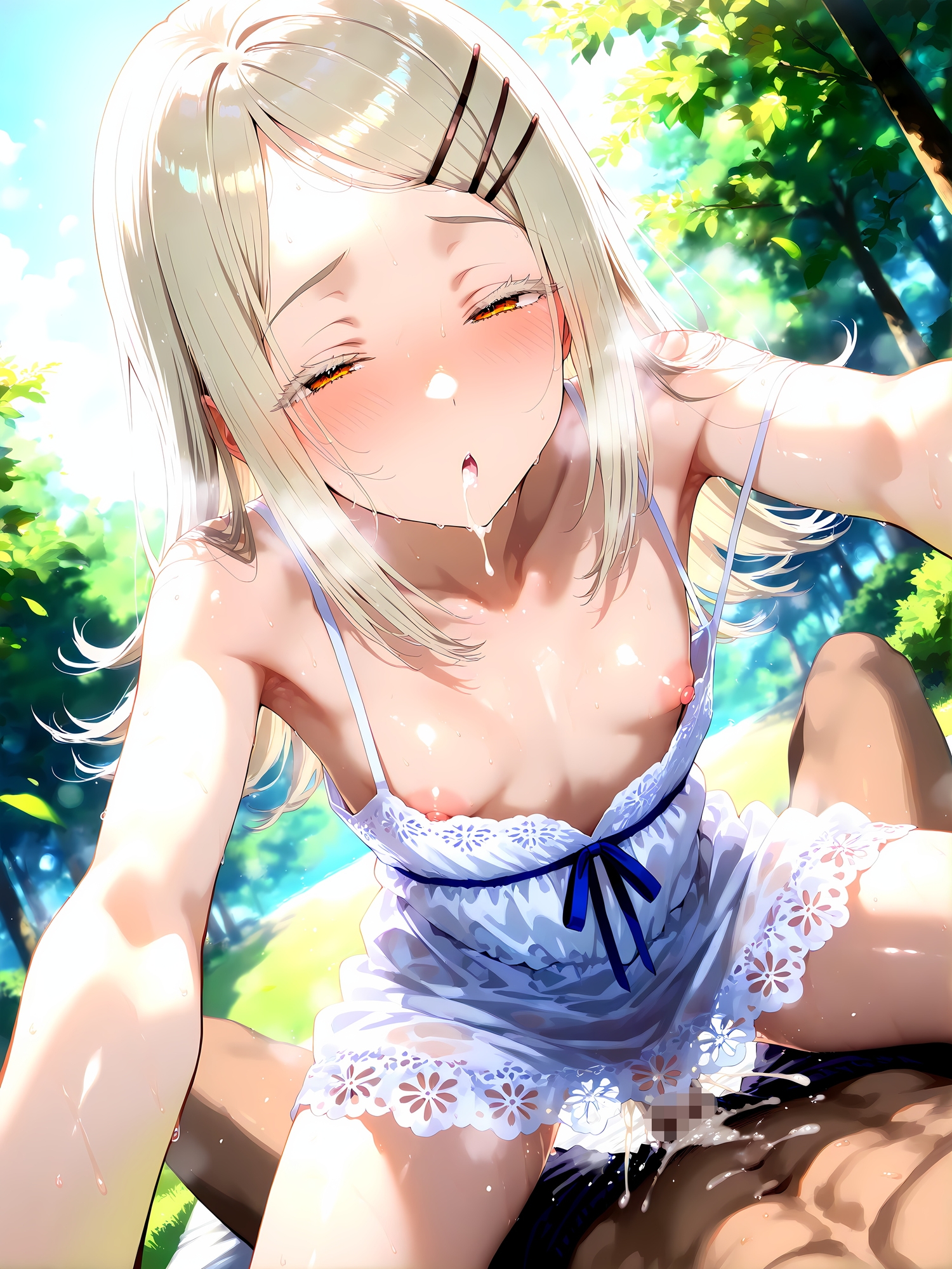 真夏の暑い日、白ワンピの少女と…篠◯広9