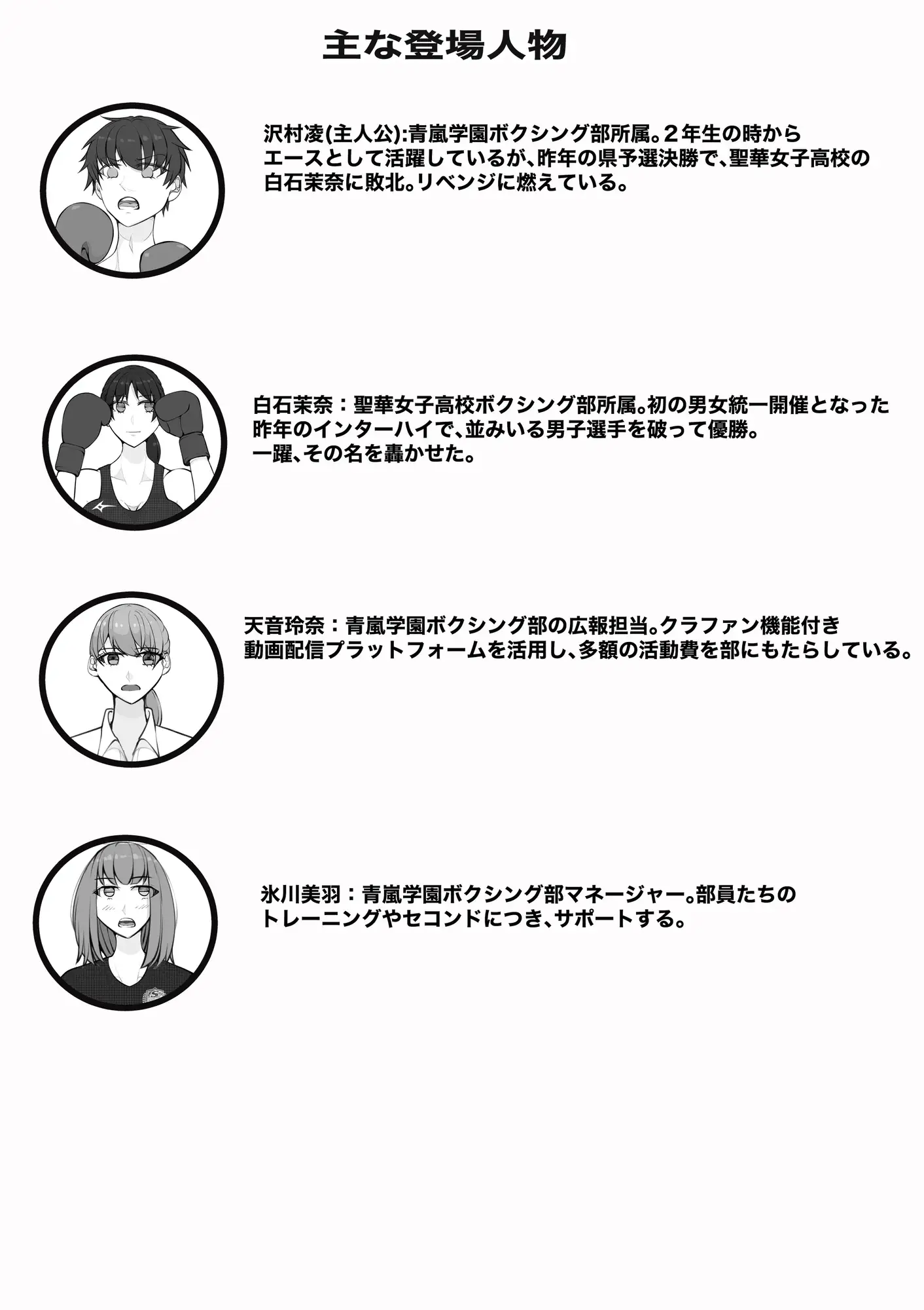 負け役の男子ボクサー1 サンプル1