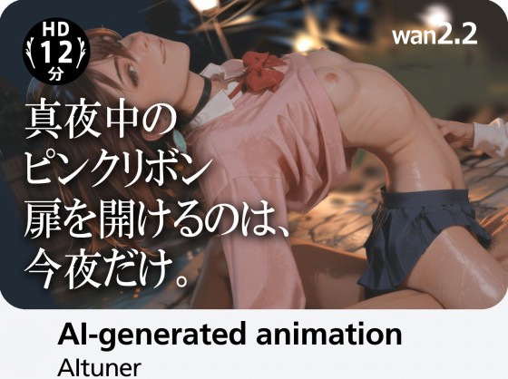 【12分HD】真夜中のピンクリボン――扉を開けるのは、今夜だけ。