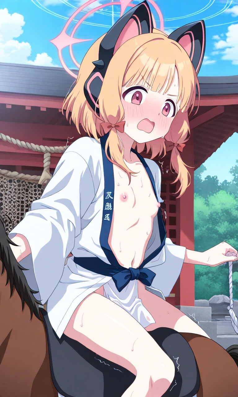 新年の式典で露出騎乗?～先生、おしっこ漏れちゃいそうです～3