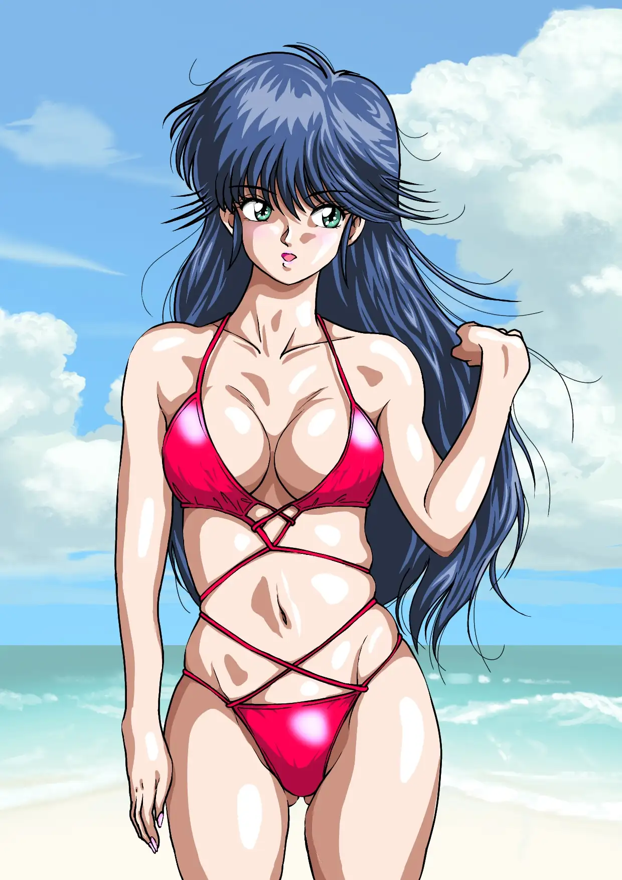 海でナンパでバコバコハメちゃいました サンプル画像 2