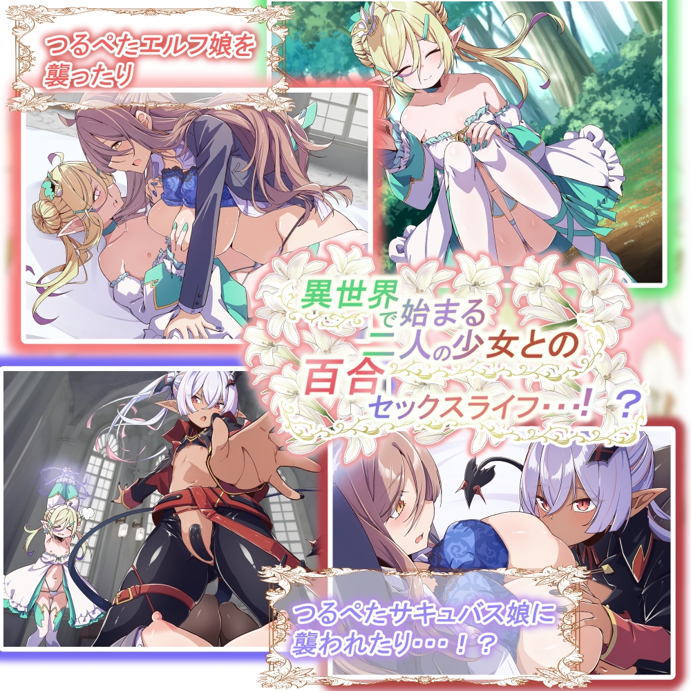 Project Meerverce Series5 つるぺたエルフを襲ってつるぺたサキュバスに襲われるヘンタイお姉さんの話 画像1