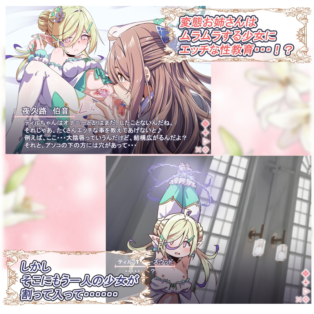 Project Meerverce Series5 つるぺたエルフを襲ってつるぺたサキュバスに襲われるヘンタイお姉さんの話 画像4