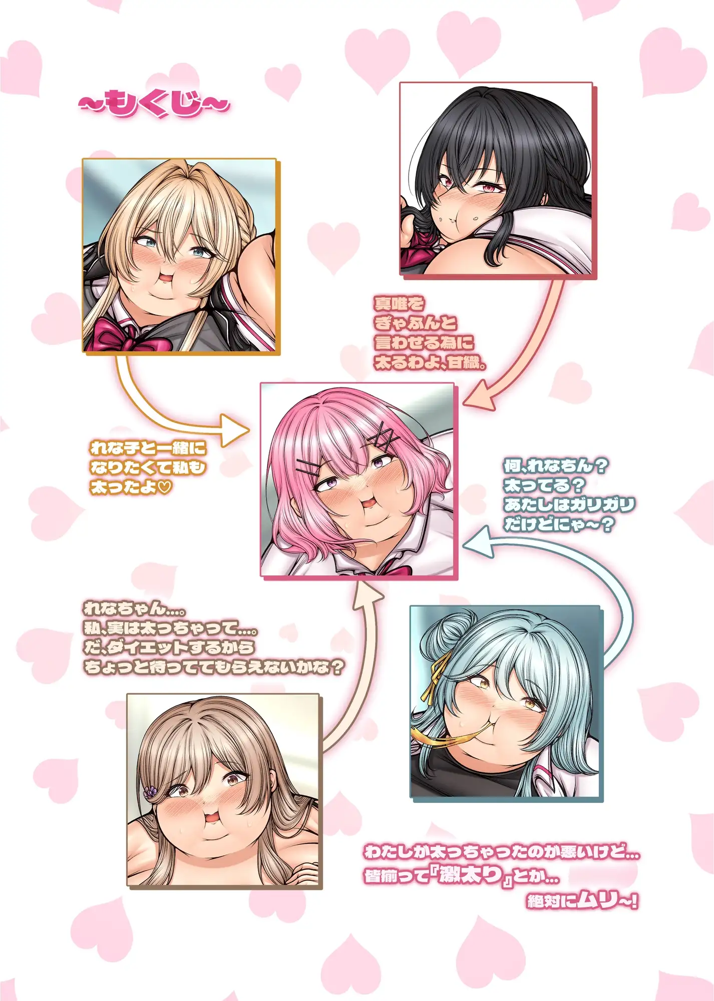 わたしたちが激太りできるわけないじゃん、ムリムリ!(※ムリじゃなかった!?) [ZeaL] | DLsite 同人 - R18